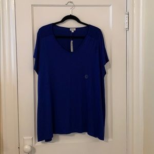 Blue Avenue 18/20 V-Neck Tunic NWT